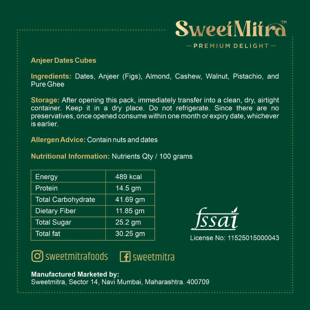 Anjeer Dry Fruits Cubes - Image 2